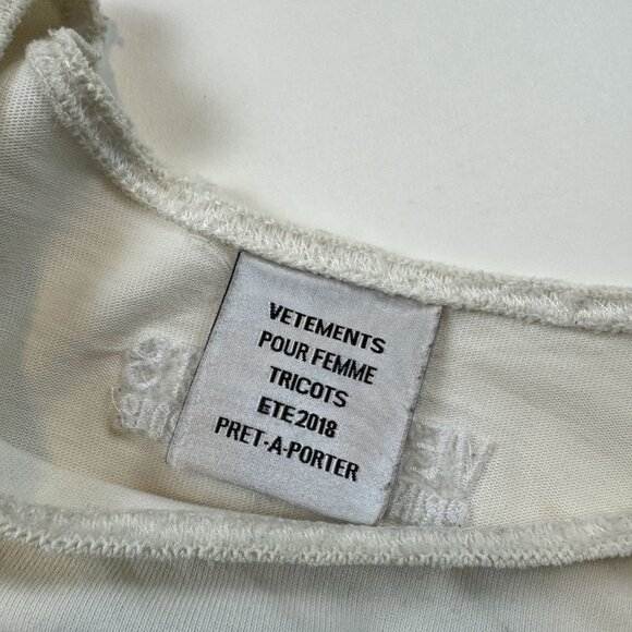 Vetements Hip Hop Cut Tee - Picture 5 of 7